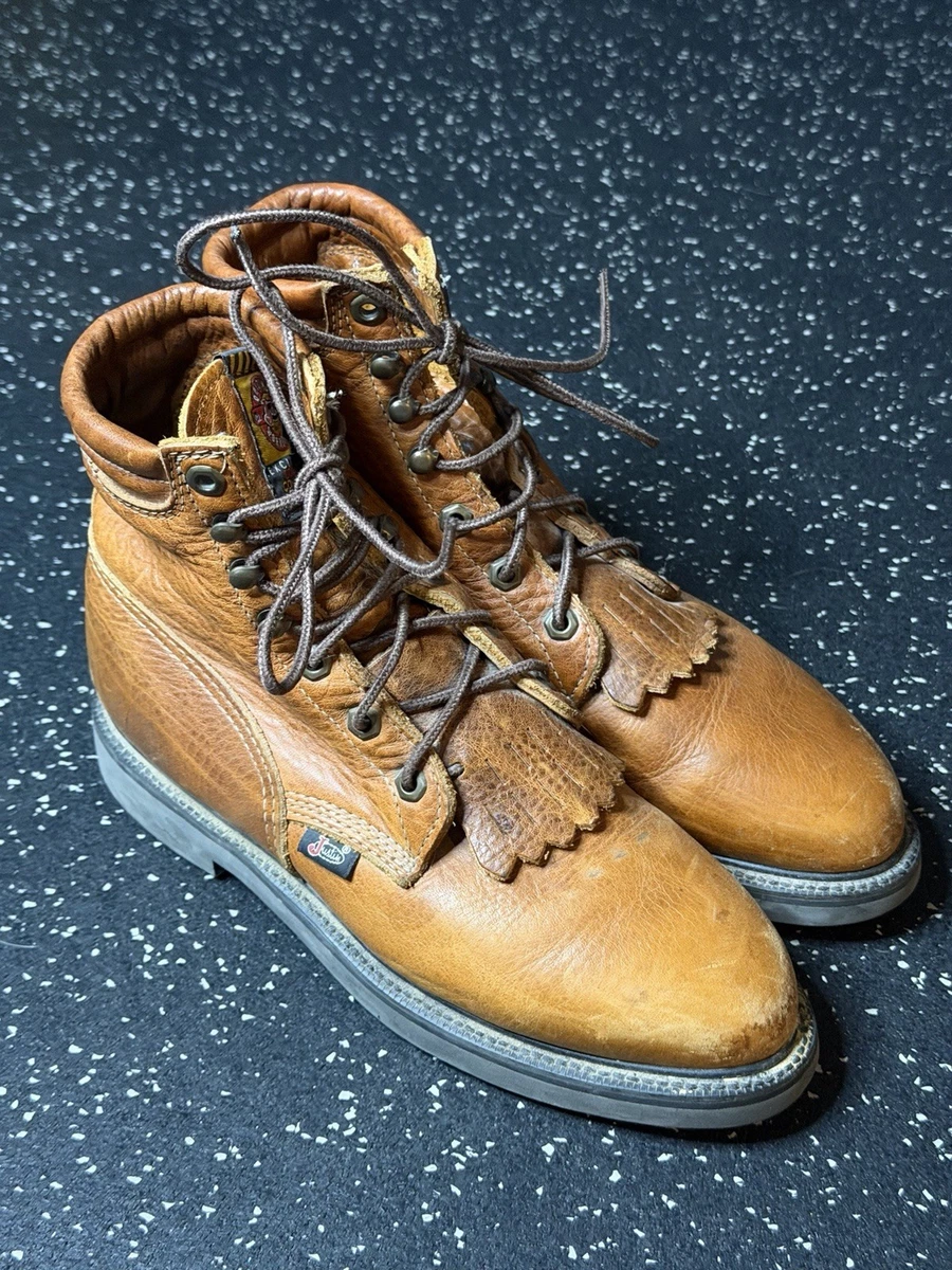Justin Boots C Brown Boots for Men for Sale | Shop New  display picture 1
