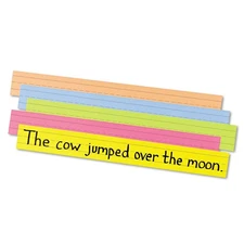 Pacon Sentence & Learning Strips 3" x 24" Super-Bright Assorted Colors 100/Pack