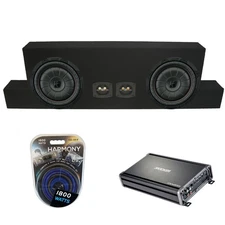 Chevy Colorado 04-12 Kicker 43CVT104 10" 700W Dual Sub Box W/CX1200.1 & 4GA Kit