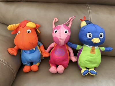 Backyardigans Nylon Plush Toy Lot Nickelodeon Nick Jr