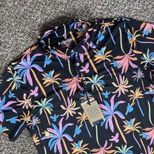 NEW Chubbies Men's 'The Black Light Night' Performance Polo Size Medium