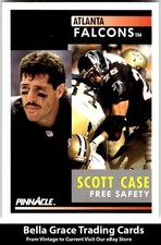 1991 Pinnacle #54 Scott Case Atlanta Falcons NFL Football