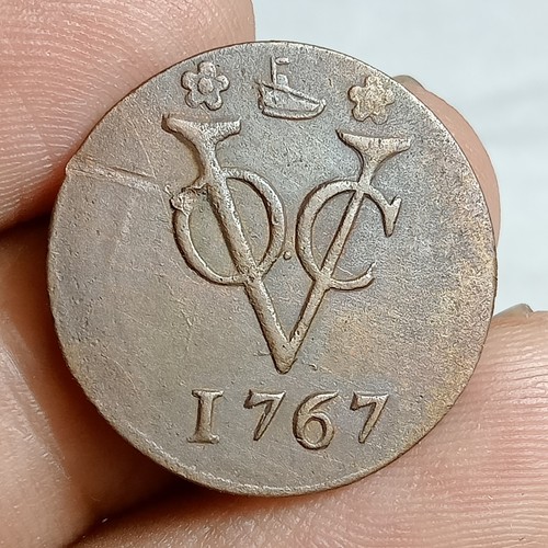 Eb302 - VOC Coin 1767 West Friesland Duit High Grade - Picture 1 of 6