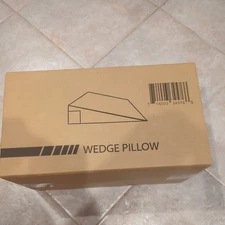 Wedge Bed Pillow for Sleeping Pain Relief 8"H Memory Foam wedge Pillow New 