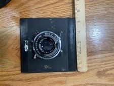 Wollensak Rapax 127mm f4.5 Raptar Lens yellow dot version