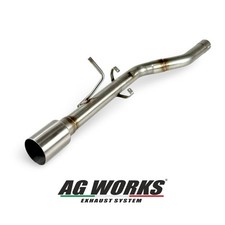 Terminale scarico sportivo Skoda Fabia Montecarlo 1,5 TSI 2022/2025 - AG Works