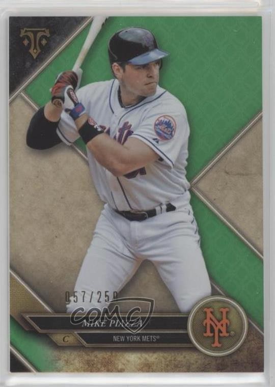 2017 Topps Triple Threads Emerald 57/250 Mike Piazza #85 HOF 18hp