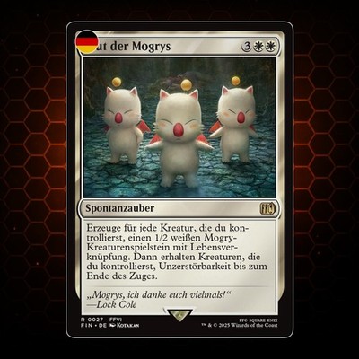 MTG - Moogles' Valor/Mut der Mogrys - FIN - Deutsch - EX
