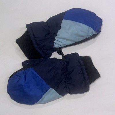 Target 3M Thinsulate Winter Ski Snowboard Blue Black Mittens Kids Toddler 2t-5t