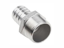 Raccordo portagomma maschio inox aisi 316 nautica,enologia,idraulica,industria