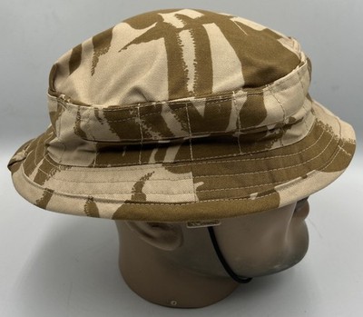 BRITISH DESERT DPM MODIFIZIERTER MASSGESCHNEIDERTER BOONIE-HUT MIT KURZER KREMPE & KRONE. 57 CM #1.