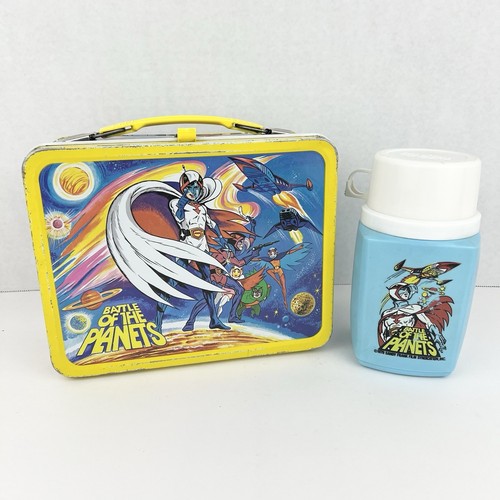 Battle of the Planets 1979 Metal Lunch Box King Seeley With THERMOS