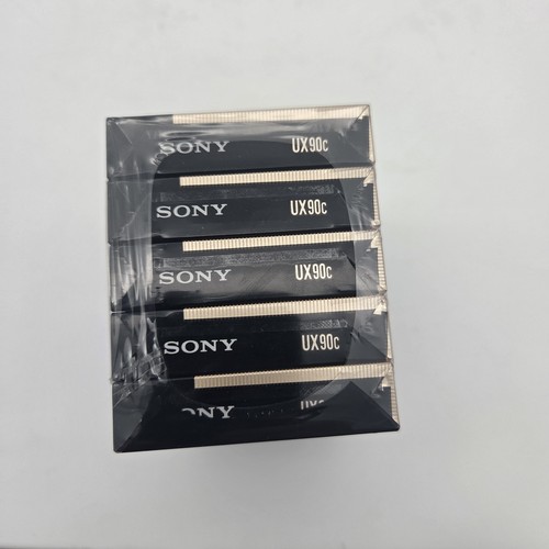 Sony UX 90 Type II Cassette Tapes Pack of 5 - New Sealed - Picture 3 of 4