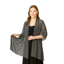 Chiffon Shawls for Women Plain Neck Wrap Scarf Ladies Scarves Large Head scarf