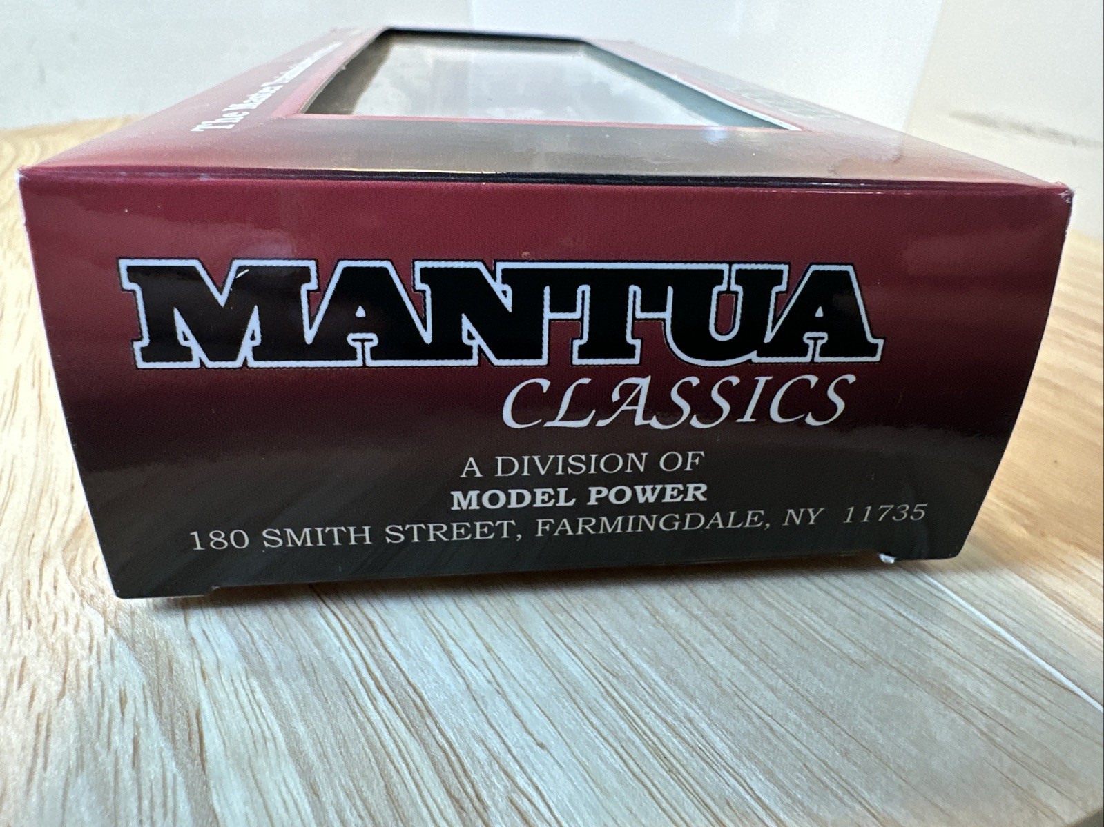 NIB MANTUA CLASSIC HO SCALE WOODEN VINTAGE FREIGHT 1860 HORSE CAR UNION LINE
