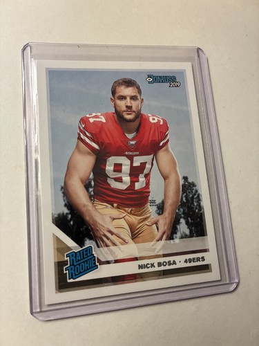 2019 Panini Donruss Rated Rookie Nick Bosa #318 Rookie RC - Picture 1 of 2