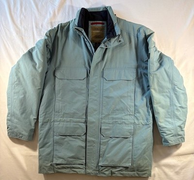 AIGLE Men's Large Jacket Blue Outdoor Parka Hiking Trekking Hunting
