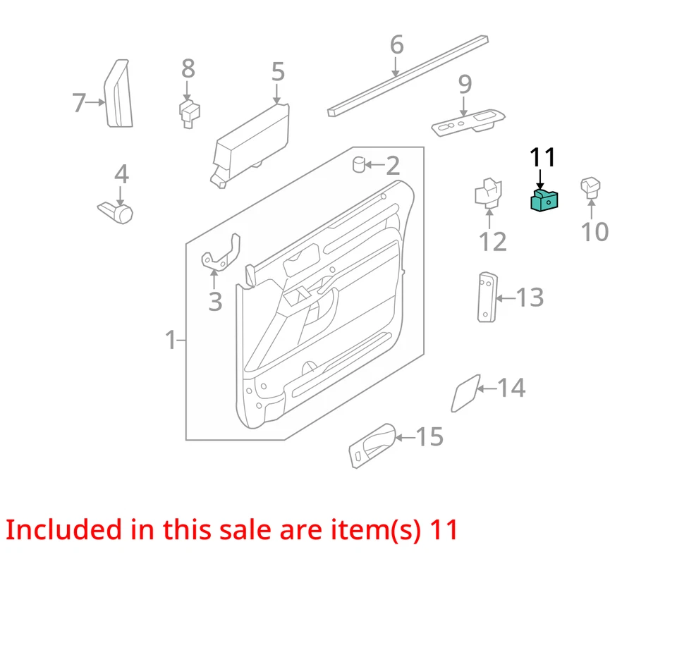Interruptor principal de ventana eléctrica para conductor Ford Freestar 2006-2007 BES56 Foto 3 de 4