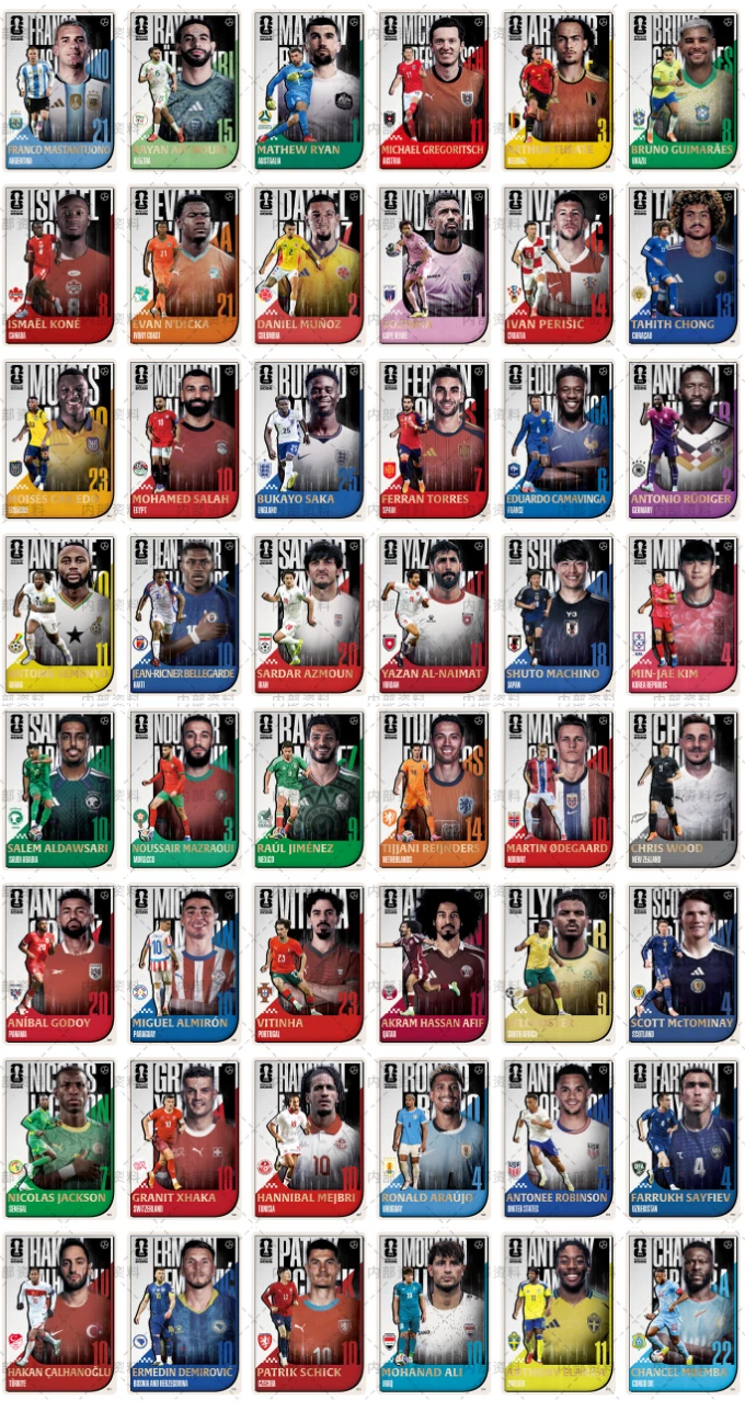 VITINHA MAGAZINE LOT COMPLETED SET HOLO 20PT PANINI WORLD CUP FIFA 2026 KAYOU
