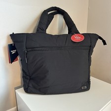 Reebok Black Puffer Tote Bag Shoulder Bag Lap...
