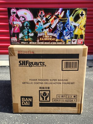  Sealed SH Figuarts Power Rangers Super Samurai Metallic Set SDCC 2013