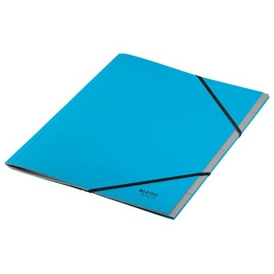 Leitz Cardboard Folder 6 Positions A4 Recycle 100% Blue 39140035