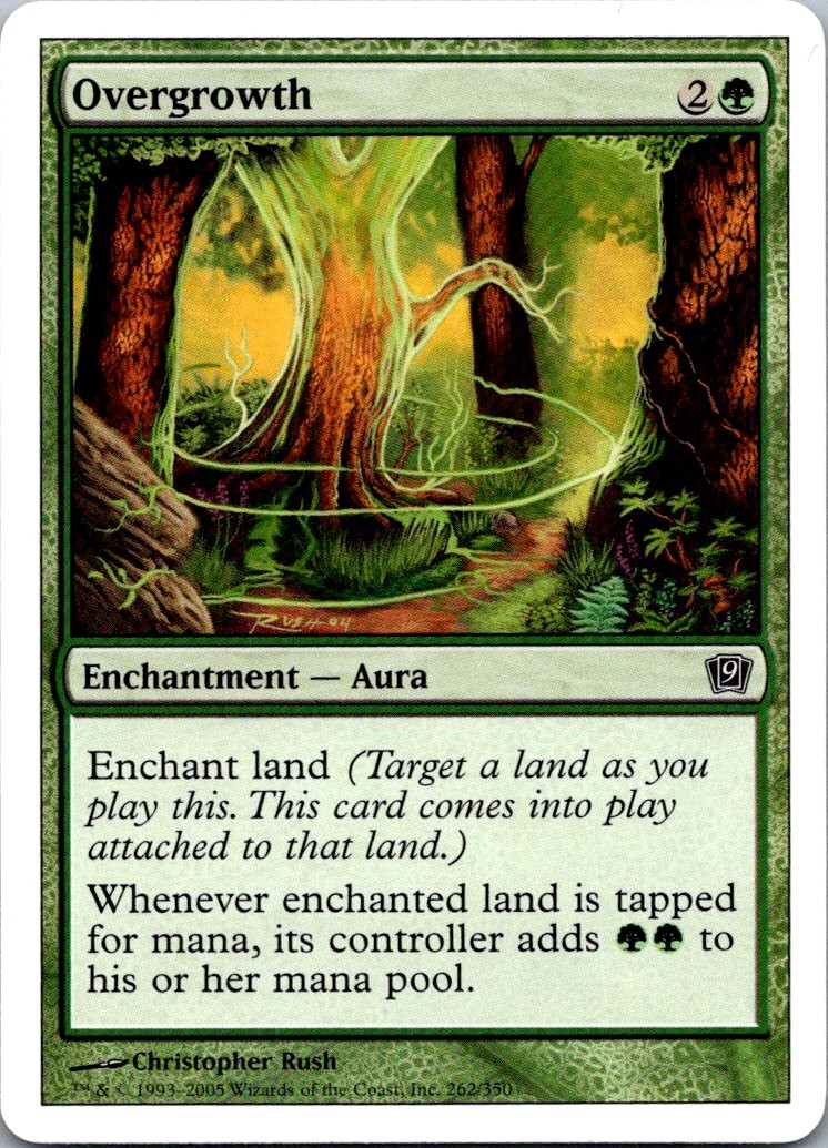 Overgrowth C 9ED #262 NM MTG Magic