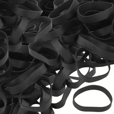 Tactical Rubber Bands Size 84, 50 Pcs Black 84 3 1/2'' x 1/2'' ,