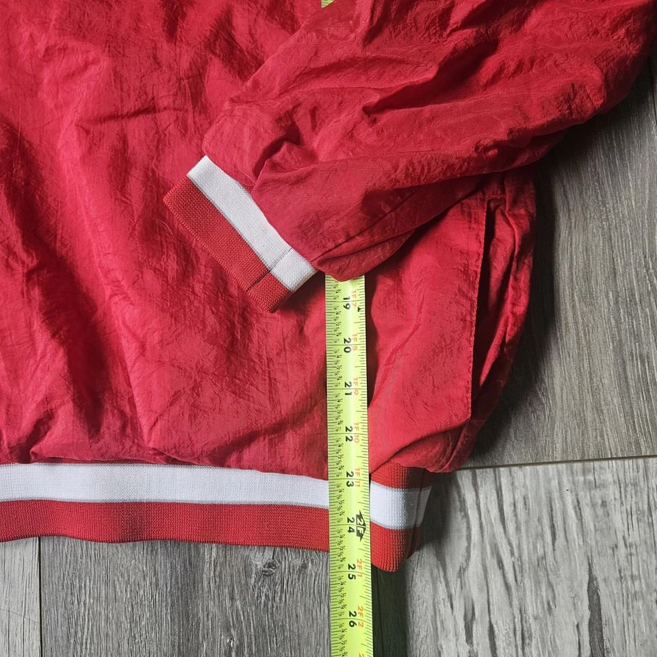 Куртка пуловер Spartans софтбол красная средний полый медленная подача (F2) - Изображение 2 из 4