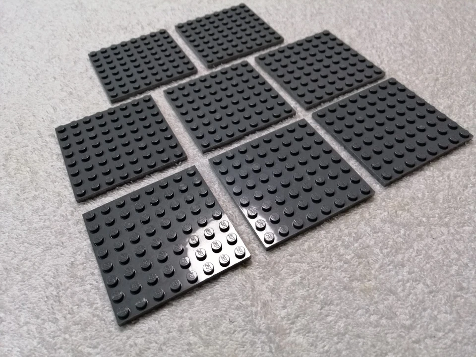 LEGO Konvolut Platten / Bauplatten dunkelgrau 8 x 8 / Creator City Star Wars - Bild 2 von 4