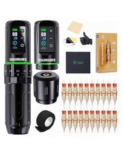 Dragonhawk L3 Wireless Tattoo Kit TZ-256-2LY 2 Batteries 7 Strokes 2.4-4.2mm