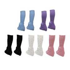 Skating Leg Warmers Knitting Leg Warmers Decoration Lightweight Ice Figure