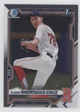 2021 Bowman Draft Chrome Elmer Rodriguez-Cruz #BDC-37 0ol8