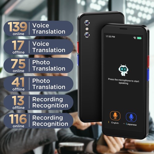AI Language Translator Device,Voice Recorder,Two Way Real-Time Voice Translat... - Picture 2 of 8