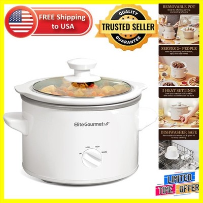 1.5 Quart Electric Slow Cooker with Adjustable Settings for Effortless Meals