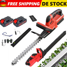 20 Zoll Akku Heckenschere Strauchschere Grasschere Rasenschere mit 2 Akku
