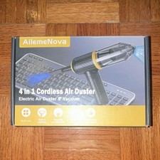 AilemeNova 4 in 1 Cordless Air Duster Vacuum Cleaning Kit for Keyboard