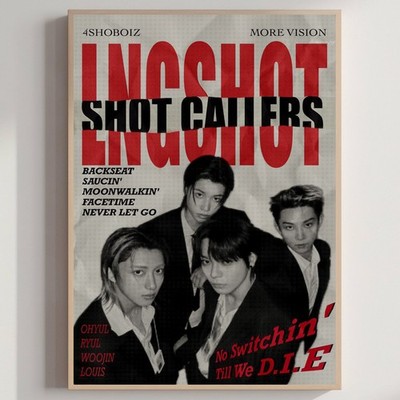 LNGSHOT Shot Callers Kpop Group Music Poster