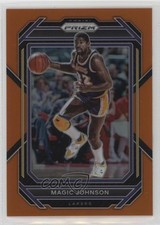 2022-23 Panini Prizm Orange Prizm 19/49 Magic Johnson #276 HOF 7y2