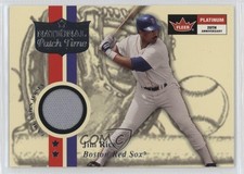 2001 Fleer Platinum National Patch Time Jim Rice (Series 1) Patch HOF 00ma