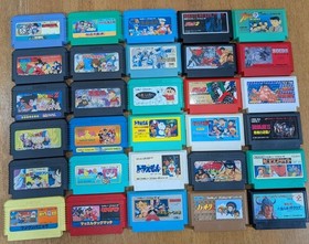 Famicom NES Video Game Lot 110 Games Mega Man Dragon Ball Mario Dragon Quest JP