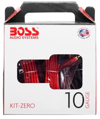 10 Gauge Car Amplifier Wiring Kit - Power Your Radio, Subwoofers & Speakers