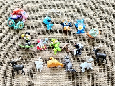 Lot Of 15 Kinder Surprise Joy Toys Spaceship, Animals, Monster , Elf