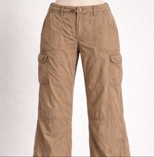 Vintage Y2K SO Cargo Flared Pants - Khaki - Women's Size Large