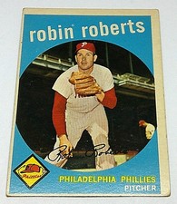1959 Robin Roberts card #352 Vintage