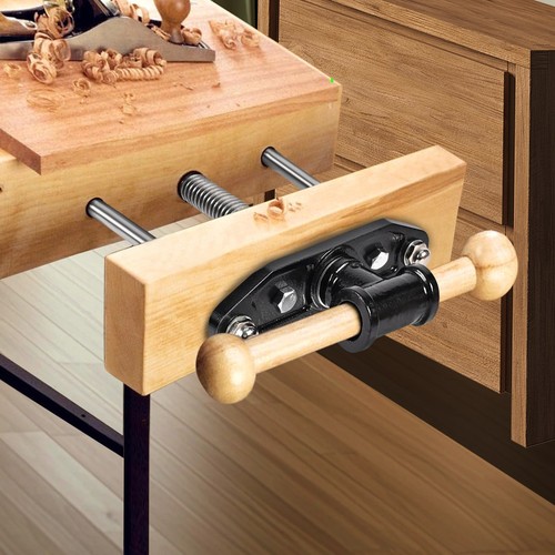 NEU 7" Holzschraubstock Vorderzange Hobelbank Schraubstock Holz Holzarbeiten DHL - Bild 8 von 13