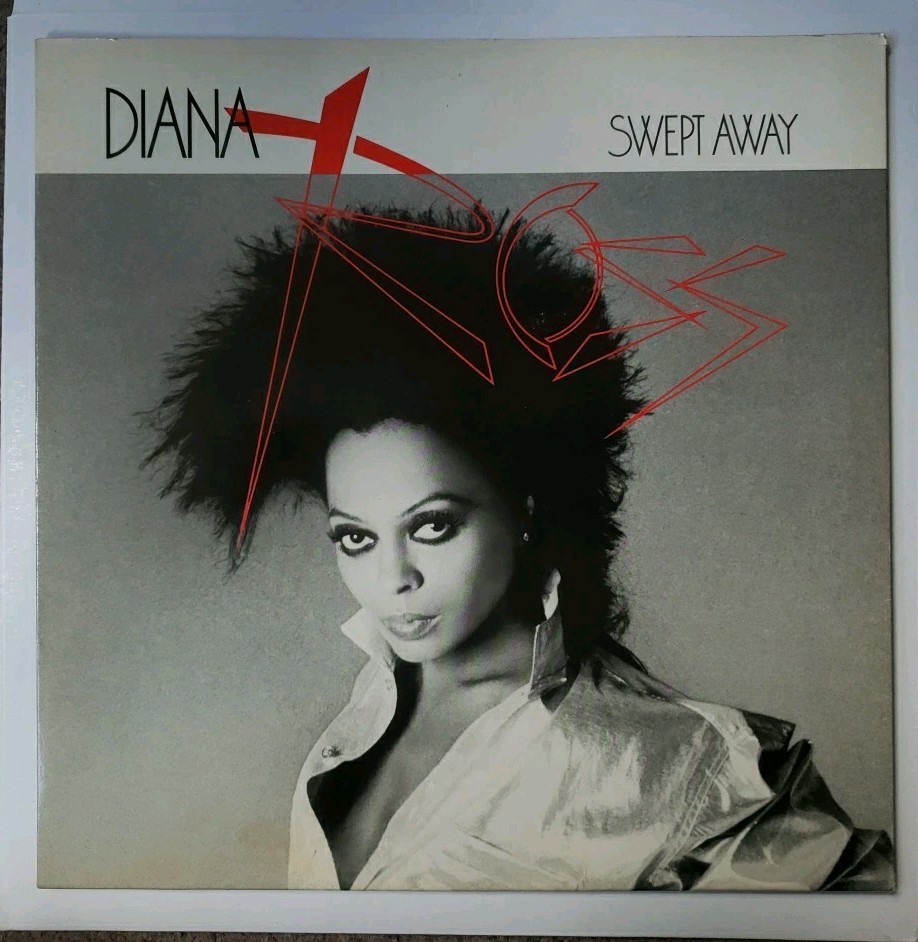 DIANA ROSS - SWEPT AWAY 1984 LP Album Record 1st Press Gatefold, Vinyl Is NM
