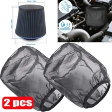 2pcs 6 Universal Water Guard Cold Air Intake Pre-filter Cone Filter Sock Cover