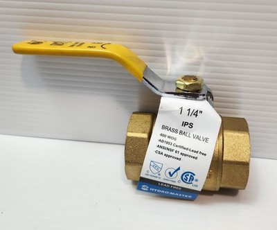 '' ON SALE DAY '' 1-1/4''  IPS BALL VALVE  ( 600 WOG  ) ONLY SALE BOX OF 5 PCS.