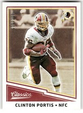 Clinton Portis 2017 Panini Classics Red Back #107 SN Washington Redskins